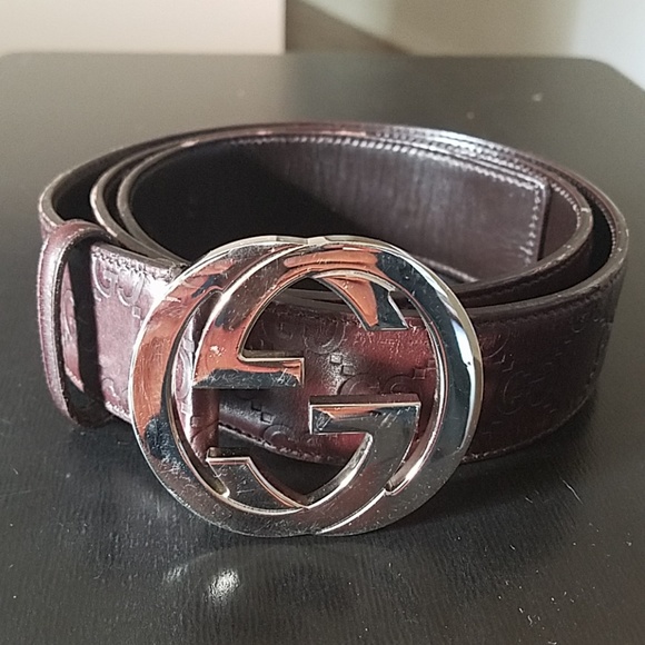 Gucci Signature leather belt (unisex) - Picture 1 of 5